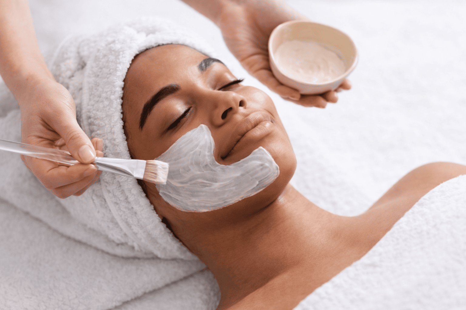 Soin visage réalisé dans notre institut à Buxerolles près de Poitiers